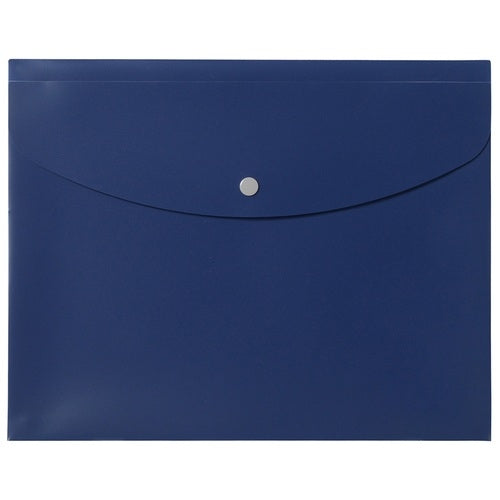 Plus envelop met vouw horizontaal FL121CH blauw 10 vellen 2147345102247
