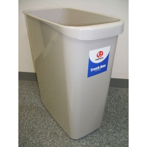 Smart Value skraldespand med håndtag Firkantet Type 13L Grå N155J-G 4547345038108