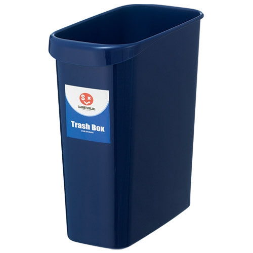 Smart Value Firkantet skraldespand med håndtag 8L Blå N154J-B5 4547345040262