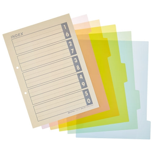 Smart Value PP Index A4S 2 huller 5 bjerge 6 ark 100 sæt D142J-100 4547345048749