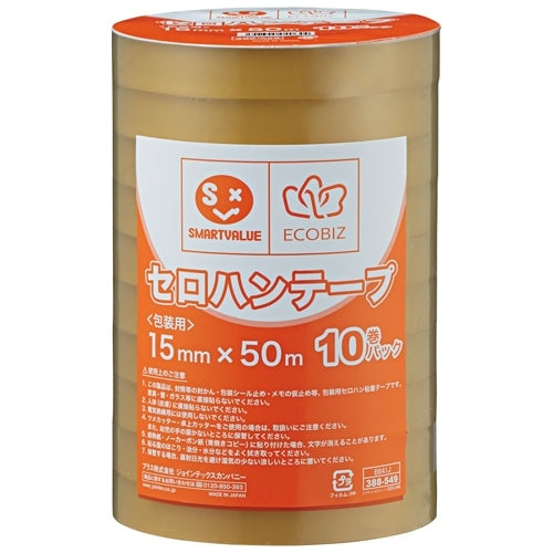 Fita de celofane Smart Value 15mm x 50m 200 rolos B641J-200 4547345040668