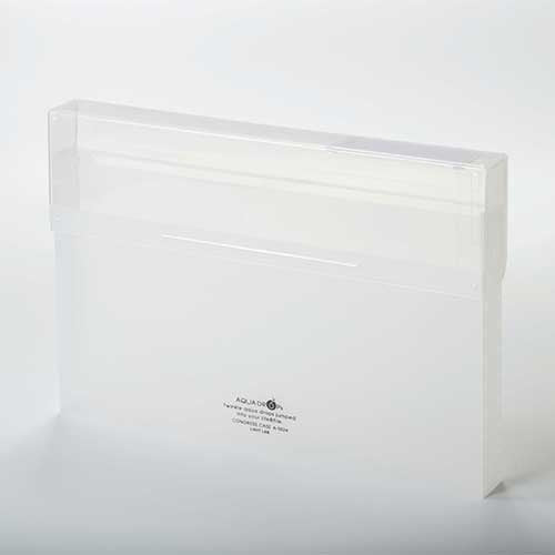 LIHITLAB. Maleta congreso gruesa tipo A-5024-1 Blanco lechoso 4903419816438