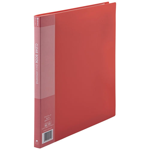 Smart Value Clear Book 20P A4S Rød 10 Bøger D047J-10RD 4547345045304