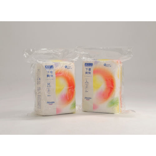 足立織物 b_アテント超薄型パンツ長期保存M24枚4袋 ES-502M