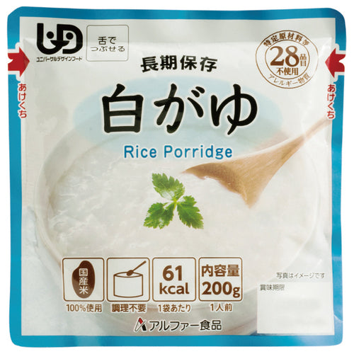 Alpha Foods *b_Retort Каша Белая Гаю 200г 30 пакетиков 15156226