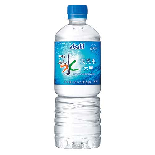 Asahi Beverages *b_Rokko Delicious Water PET 600ml 24 flasker