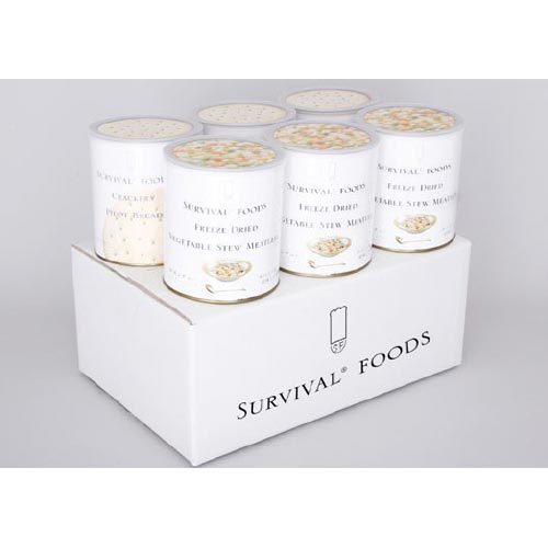 Sei Enterprise b_Survival Foods Stufato di Verdure Set 6 lattine