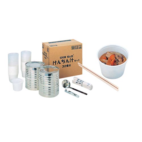 Onishi Foods *b_ Disaster Food Relief Dose Kenchin Suppenset 30 Portionen