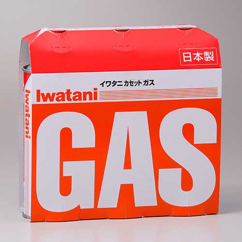 Iwatani Sangyo b_Iwatani Cassete Gás 250g conjunto de 3 peças CB-250-OR