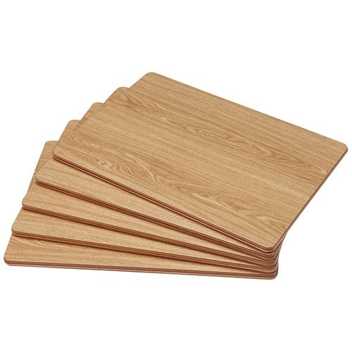 PLUS（プラス）オフィス家具 学生机交換用天板 旧JIS オーク 5枚入　