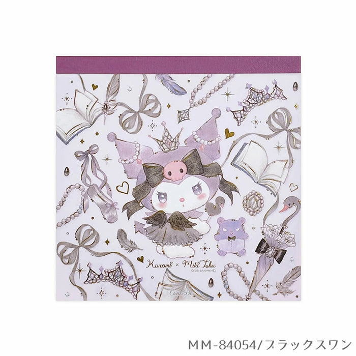 Square Memo Pad Sanrio Character x Takeimiki 4th collection 4th edition Stylish, Adult, Cute, Hello Kitty, Cinnamoroll, Kuromi, My Melody, Kogimyun (5 ชุด)