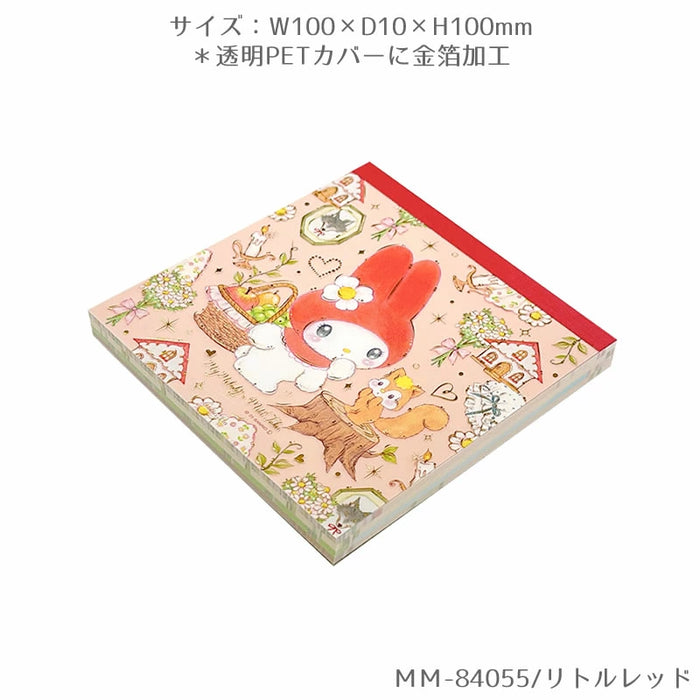 Square Memo Pad Sanrio Character x Takeimiki 4th collection 4th edition Stylish, Adult, Cute, Hello Kitty, Cinnamoroll, Kuromi, My Melody, Kogimyun (5 ชุด)