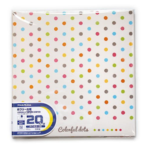 Nakabayashi ナカバヤシ 　ＮＣＬフヤスアルバムＬ－１０カラフルドット 10L-1201B