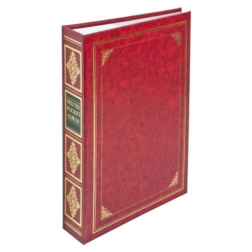 Nakabayashi ナカバヤシ ３００ポケツトアルバム　ブツクタイプ　レツド 1PL-152-R