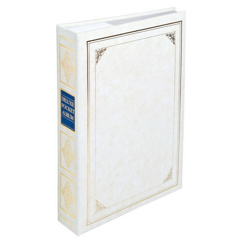 Nakabayashi ナカバヤシ ３００ポケツトアルバム　ブツクタイプ　ホワイト 1PL-152-W