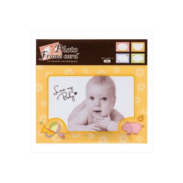 Nakabayashi ナカバヤシ フオトフレ－ムカ－ド４マイクミ／ベビ－ PFC-302-5