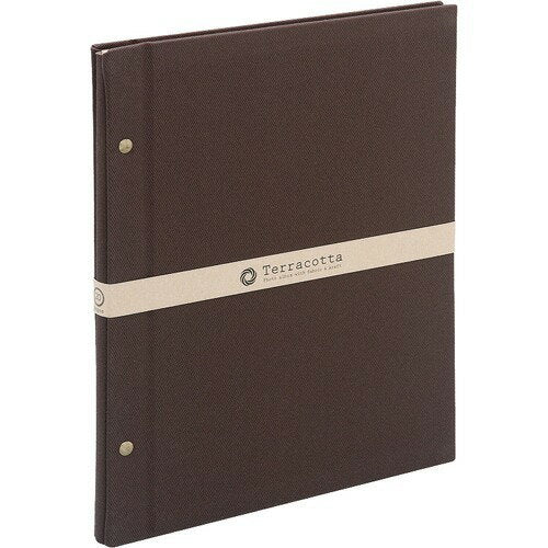 Nakabayashi ナカバヤシ テラコツタ／フリ－アルバム／Ａ４／ブラウン TER-A4F-160-BR