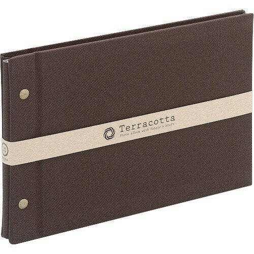 Nakabayashi ナカバヤシ テラコツタ／フリ－アルバム／Ａ５／ブラウン TER-A5F-120-BR