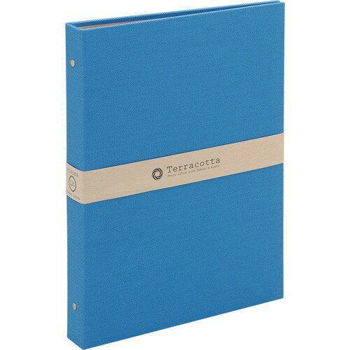 Nakabayashi ナカバヤシ テラコツタ／バインダ－アルバム／Ｌ３／ブル－ TER-L3Y-140-B