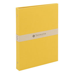 Nakabayashi ナカバヤシ テラコツタ／バインダ－アルバム／Ｌ３／イエロ－ TER-L3Y-140-Y