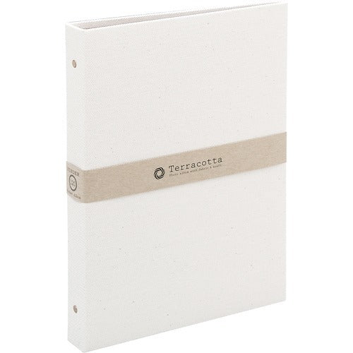 Nakabayashi ナカバヤシ テラコツタ／バインダ－アルバム／Ｌ３／ホワイト TER-L3Y-140-W