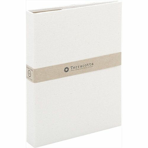 Nakabayashi ナカバヤシ テラコツタ／１ＰＬアルバム／Ｌ３／ホワイト TER-L3P-140-W