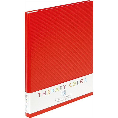 Nakabayashi ナカバヤシ セラピ－カラ－／Ｆアルバム／Ａ４／エナジ－レツド TCAF-A4/N-ER