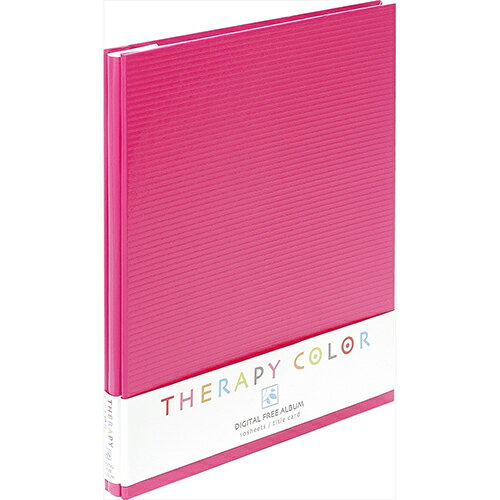 Nakabayashi ナカバヤシ セラピ－カラ－／Ｆアルバム／Ａ４／ハツピ－ピンク TCAF-A4/N-HP