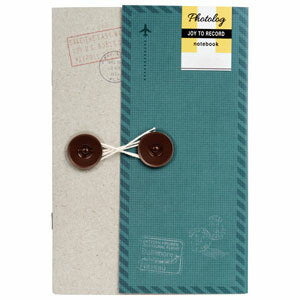 Nakabayashi ナカバヤシ フォトログノート　Ｌサイズ　１　ブルー ｱ-PAL-NT-1