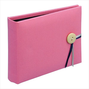 Nakabayashi ナカバヤシ ザッカポケットアルバムＬ－４０／ピンク FBPK-L40-P