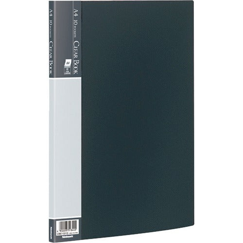 Nakabayashi ナカバヤシ クリアブツク／ベ－シツクカラ－Ａ４バン１０Ｐブラツク CBE1031D