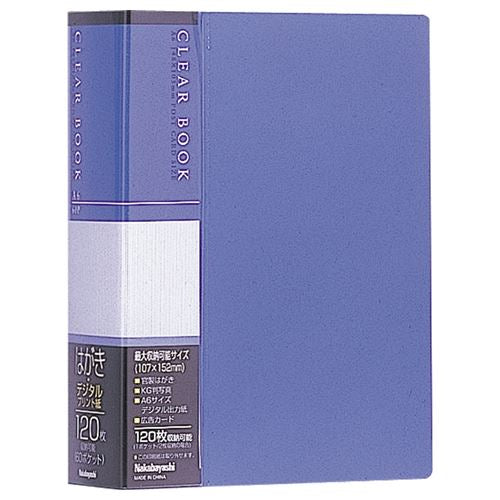 Nakabayashi ナカバヤシ クリアブツク・Ａ６・６０ポケツト（ブルー） CB4073-B