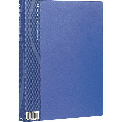 Nakabayashi ナカバヤシ クリアブツク／ベ－シツクカラ－Ａ４バン６０Ｐブル－ CB1034B-N