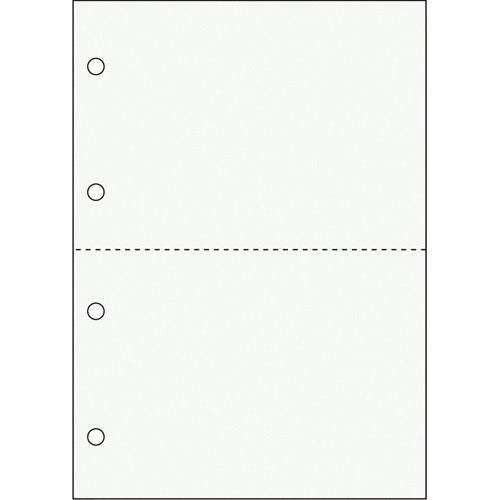 Nakabayashi ナカバヤシ カツトチヨウヒヨウ／２ブンカツ／４アナ／ムジ／１０００ BMP-E02H