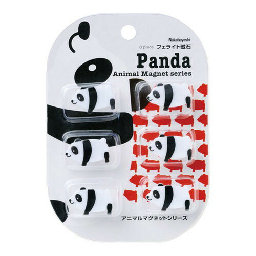 Nakabayashi ナカバヤシ アニマルマグネツト／パンダ AMG-F01PA