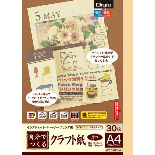 Nakabayashi ナカバヤシ ジブンデツクルクラフト／Ａ４３０マイ／アツクチ／ＬＢ JPK-A430T-LB