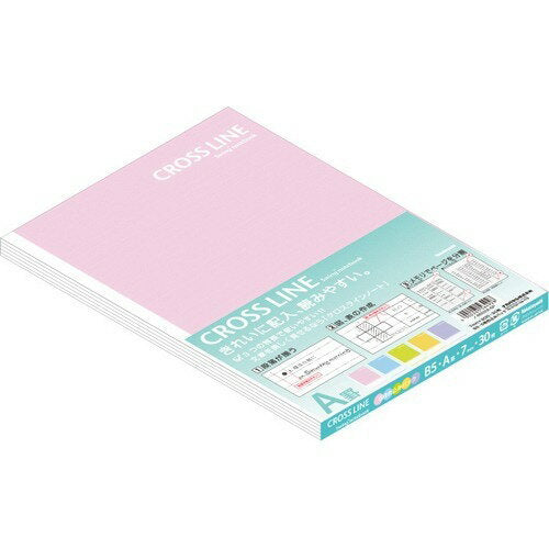 Nakabayashi ナカバヤシ クロスラインノ－トＢ５　Ａケイ　５サツパック／Ｄ ﾉ-B502A-5P/D