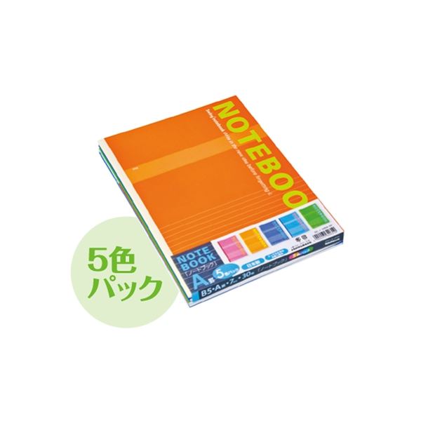 Nakabayashi ナカバヤシ ジツヨウノ－ト／Ｂ５／３０マイ／Ａケイ／５サツパツク SD-ﾉ-306A-5P