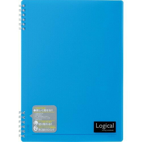 Nakabayashi ナカバヤシ ロジカルＷリングノ－トＰＰヒヨウシＢ５ブル－ NW-B506-B