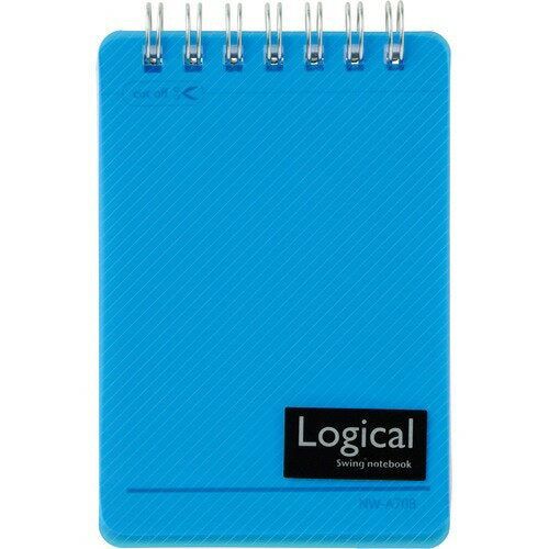 Nakabayashi ナカバヤシ ロジカルＷリングノ－トＰＰヒヨウシＡ７ブル－ NW-A708-B