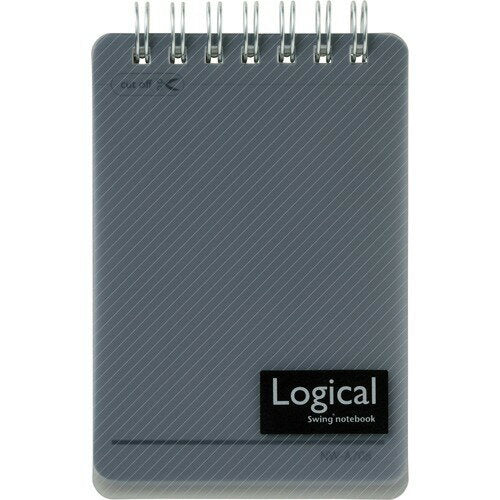 Nakabayashi ナカバヤシ ロジカルＷリングノ－トＰＰヒヨウシＡ７ブラツク NW-A708-D