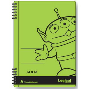 Nakabayashi ナカバヤシ ロジカルＷリングデイズニ－Ｂ５エイリアンイエロ－グ NW-B507-YG