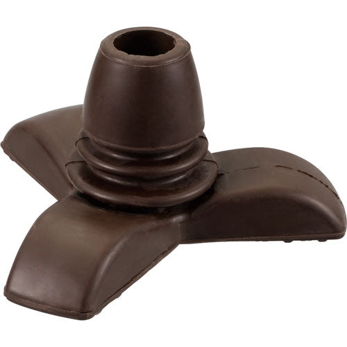 Nakabayashi ナカバヤシ ＲＱステツキ３テンシキツエサキゴムＬサイズ　ブラウン RQS-GM3BR