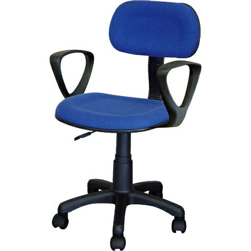 Nakabayashi ナカバヤシ ＯＡチェアローバックヒジツキブルー CNE-102B/B