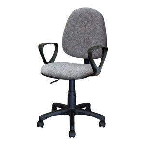 Nakabayashi ナカバヤシ ＯＡチェアハイバックヒジツキグレー CNE-202N/B