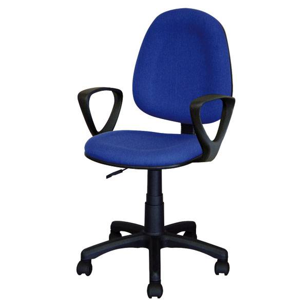 Nakabayashi ナカバヤシ ＯＡチェアハイバックヒジツキブルー CNE-202B/B