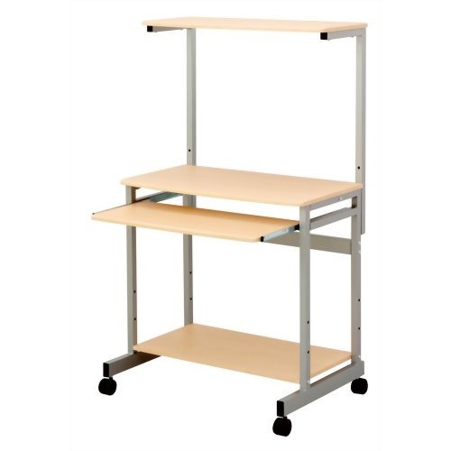 Nakabayashi ナカバヤシ ワイドパソコンラツク／ハイタイプ／ナチユラルモクメ PRS-601NM