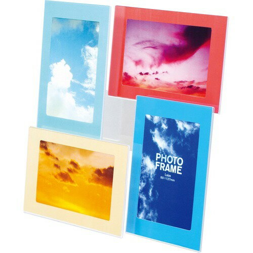 Nakabayashi ナカバヤシ ジユシセイフオトフレ－ム／ポストカ－ド／４メン ﾌ-TP-211-4W