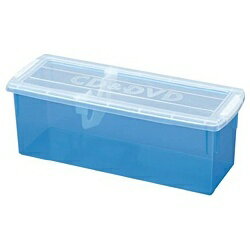 Nakabayashi ナカバヤシ キヤパテイコンテナ／ＣＤ＆ＤＶＤサイズ／クリアブル－ CDC-101-CBN