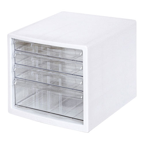 Nakabayashi ナカバヤシ Ａ４レタ－ケ－ス／シキリ／アサ３／フカ１／シロ A4E-S4W